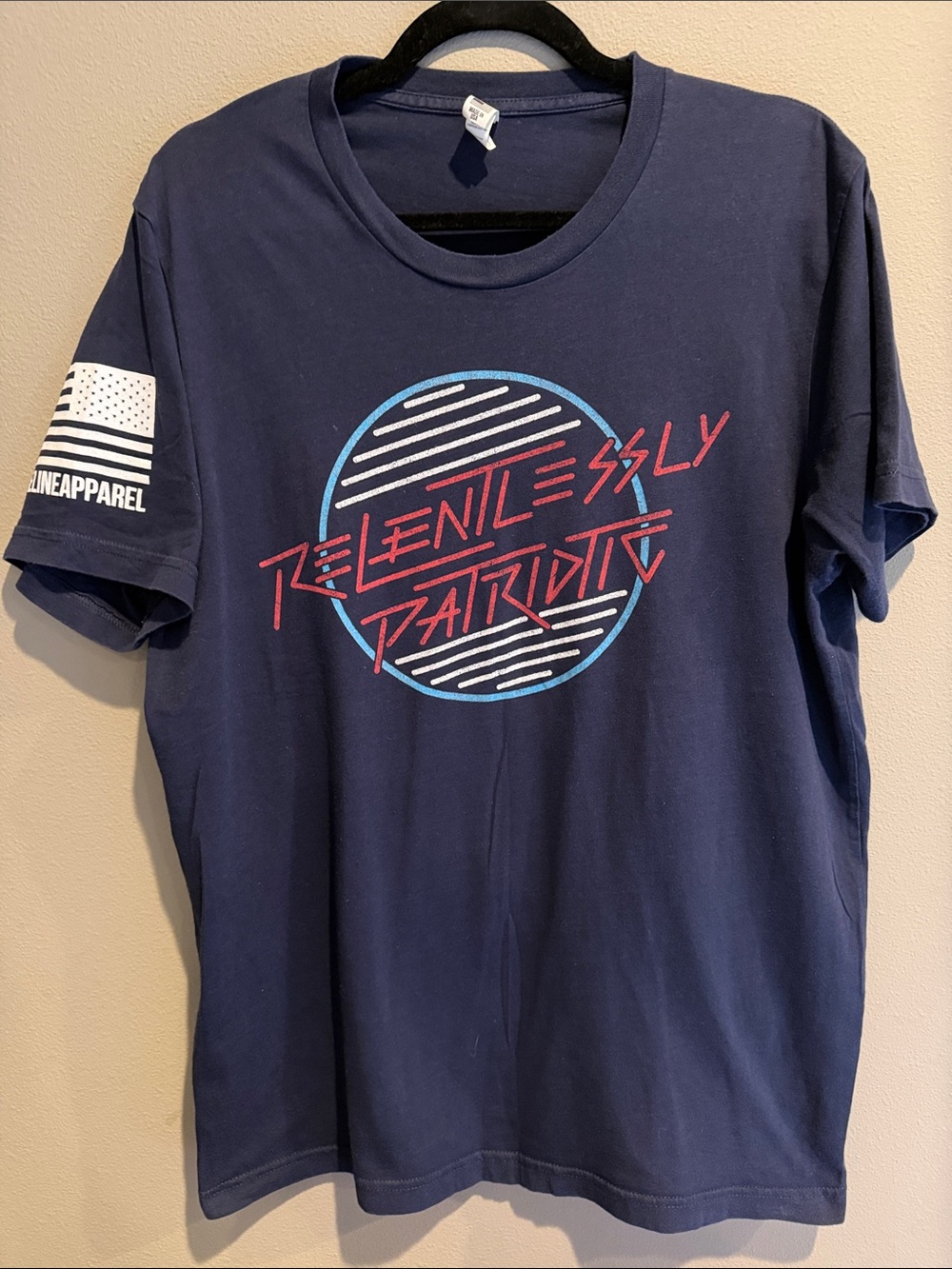 Relentlessly Patriotic Navy Graphic Tee